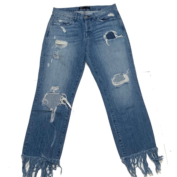 3x1 Denim - 27 / 3X1 WM3 Crop Fringe Jeans